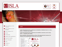 Tablet Screenshot of isla-laser.org